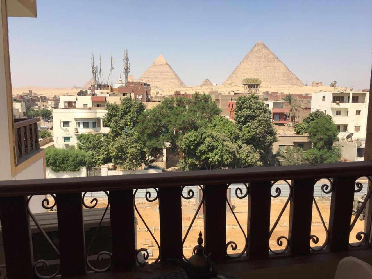 El Aida Pyramids View Hotel Kafrat al Jabal Exterior foto