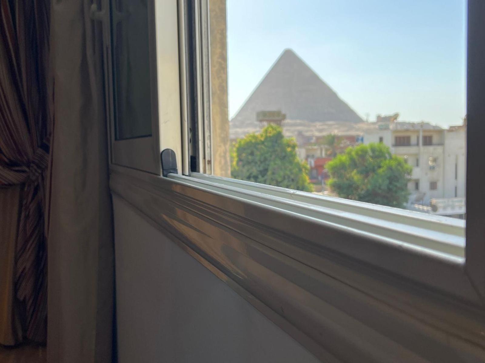 El Aida Pyramids View Hotel Kafrat al Jabal Exterior foto