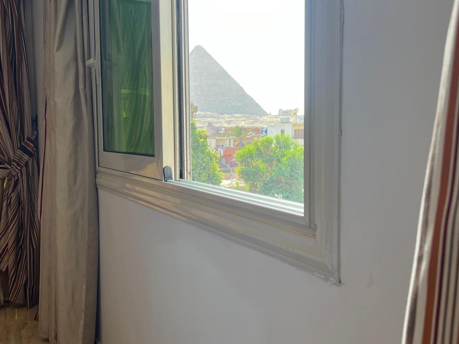 El Aida Pyramids View Hotel Kafrat al Jabal Exterior foto